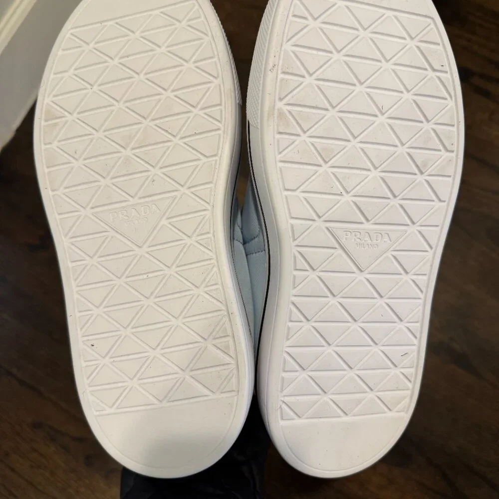 Prada Powder Blue Sneakers, Size 39 - Picture 4 of 4
